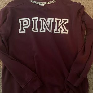 maroon PINK pullover